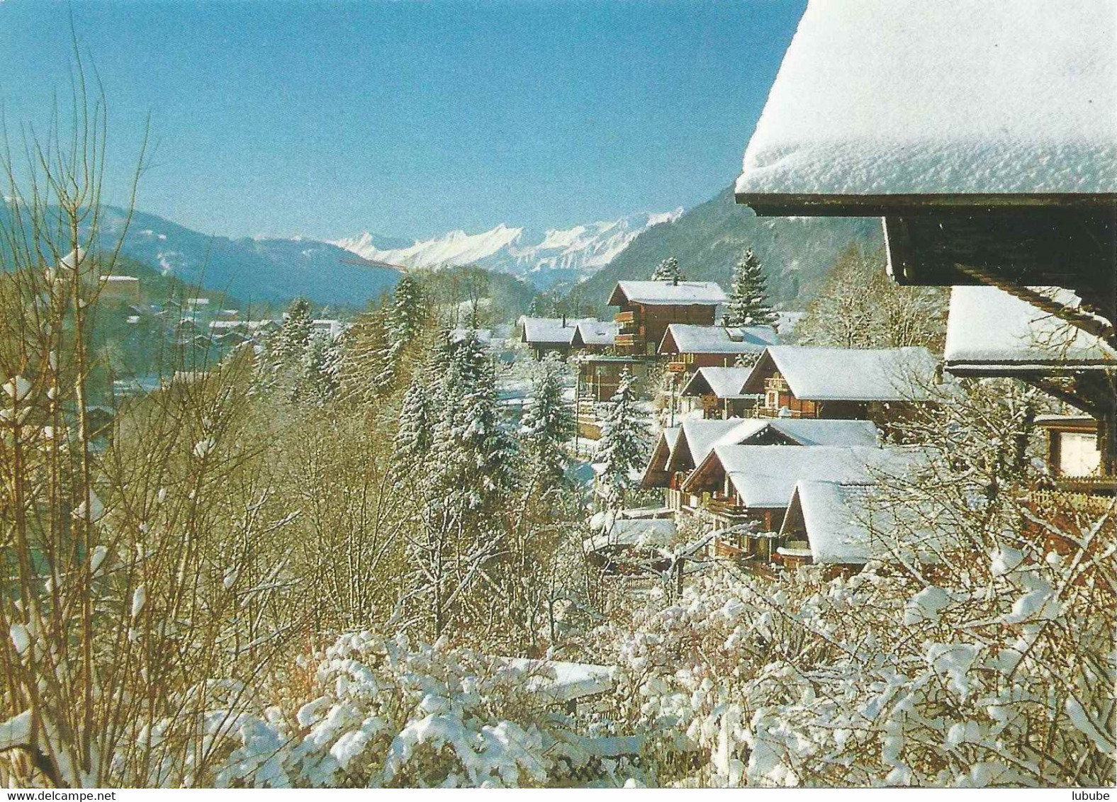 Ringgenberg - Kurhaus Alpina, Winterliches Dorf          Ca. 2000 - Ringgenberg