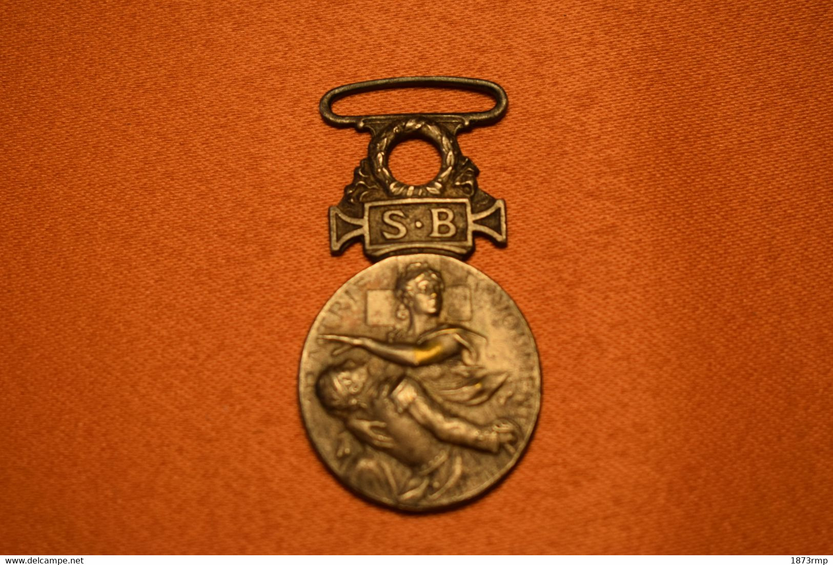 1870,14/18 , MÉDAILLE DES SECOURS AUX BLESSÉS, SANS RUBAN - Frankrijk