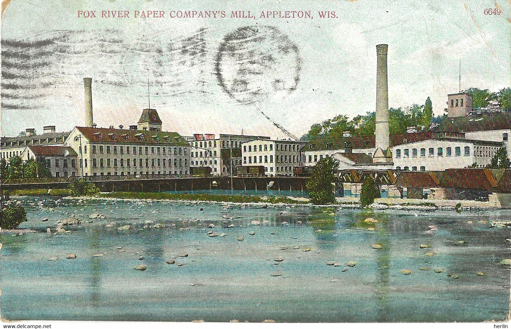 ETATS-UNIS (Wisconsin) - APPLETON - Fox River Paper Company's Mill - Appleton