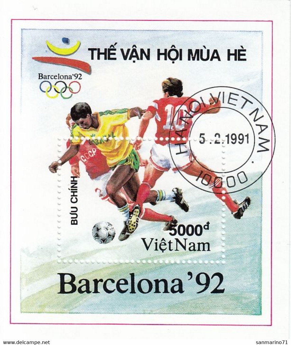 VIETNAM Block 86,used,football - Usati