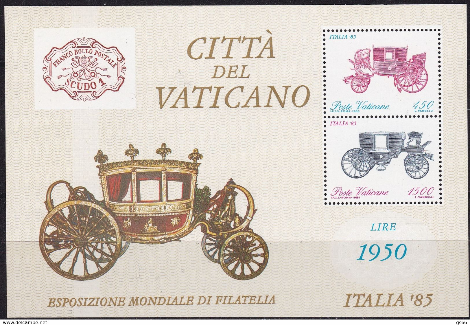 Vatican,  1985, 867/82,  MNH **,  Jahrgang  Komplett Mit Block 8 - Annate Complete