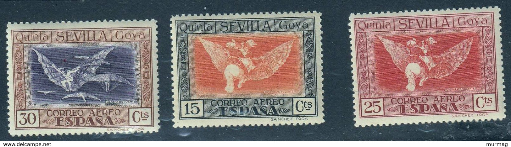 ESPAGNE - Quinta De Goya, Exposition De Séville - Poste Aérienne - 1930- MNH - Nuevos