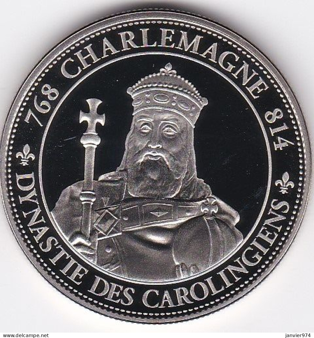 Médaille. Charlemagne 768 – 814. Dynastie Des Carolingiens. FDC - Royal / Of Nobility