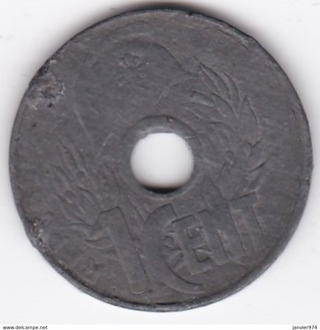 Indochine Française. 1 Cent 1941 Hanoï , En Zinc - Indochine