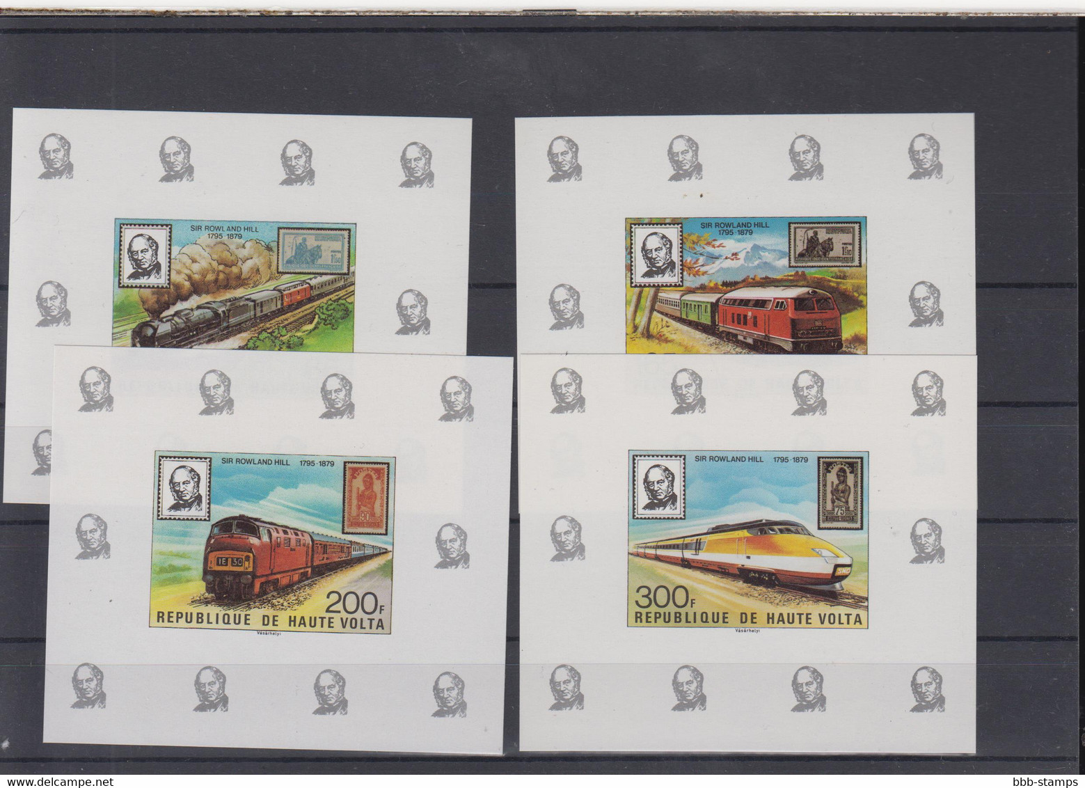 Ober Volta Michel Cat.No. Mnh/** 755/758 EP + Sheet 53 - Alto Volta (1958-1984)