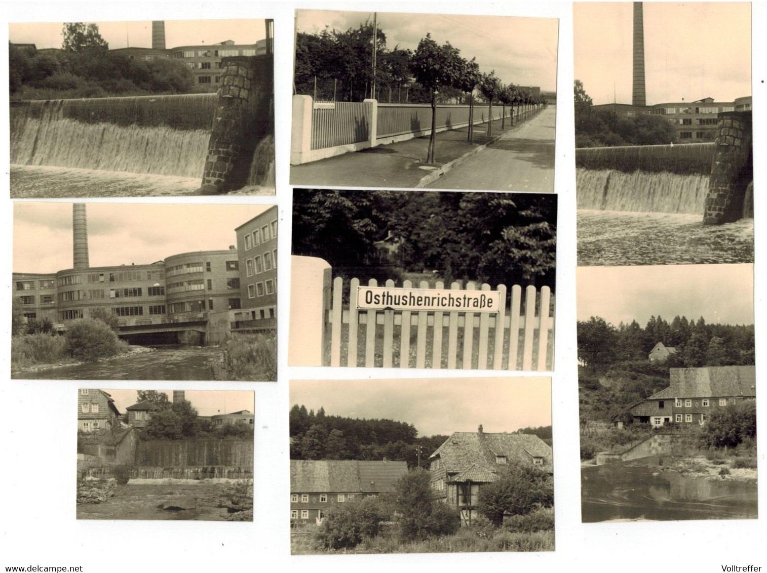 17x Orig. Foto Herzberg Harz, Historische Aufnahmen, Häuser, Geschäfte, Siedlung, Homanit Werke, Oldtimer LKW Industrie - Herzberg