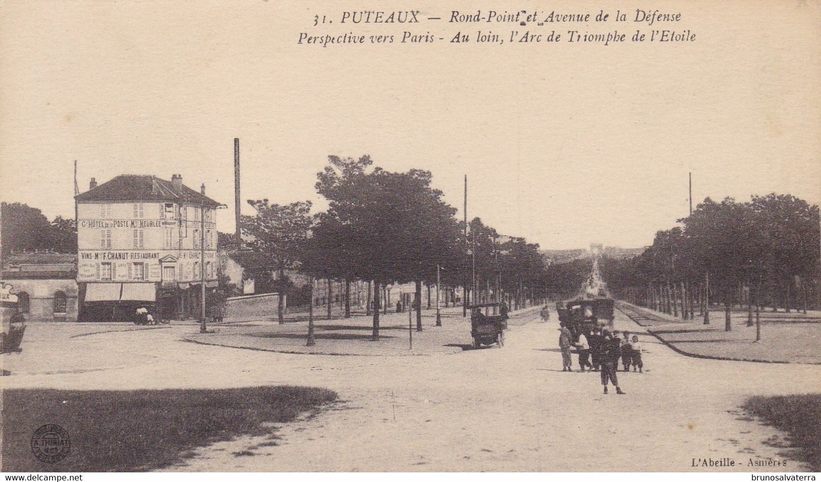 PUTEAUX - Rond-Point Et Avenue De La Défense - Puteaux