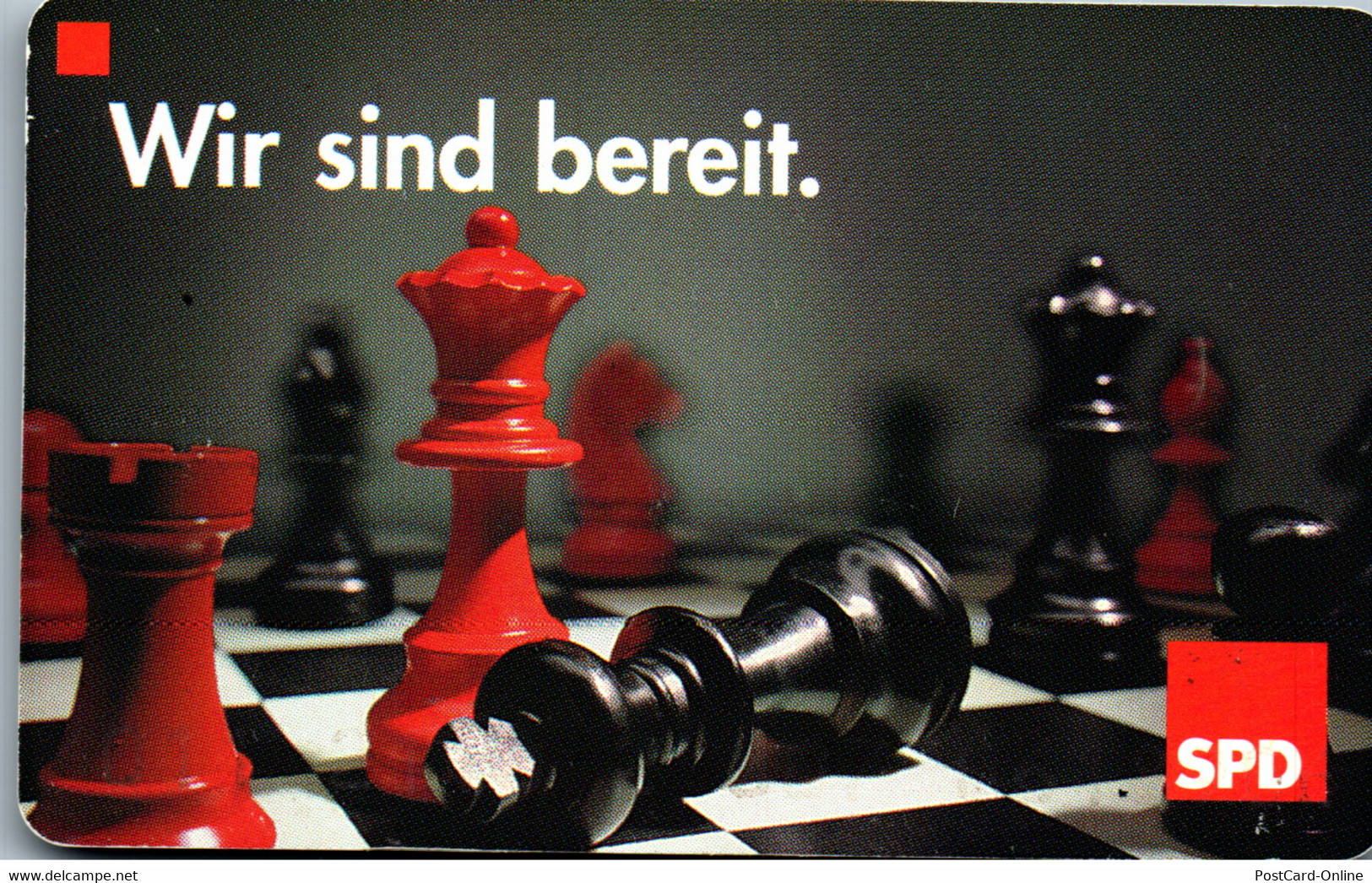 28348 - Deutschland - SPD , Wir Sind Bereit , Schach , Chess - R-Series : Régionales
