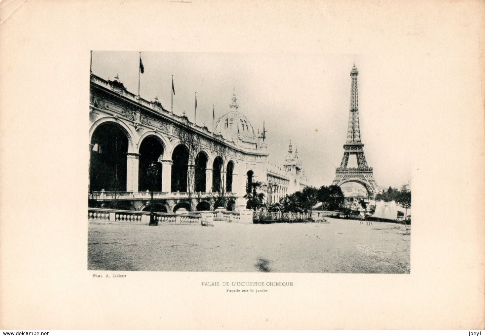 Photo Gravure Exposition Universelle 1900,palais De L'industrie Chimique. Photo Liébert - Non Classificati