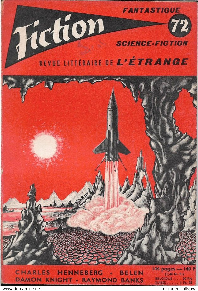 Fiction N° 72, Novembre 1959 (BE+) - Fictie