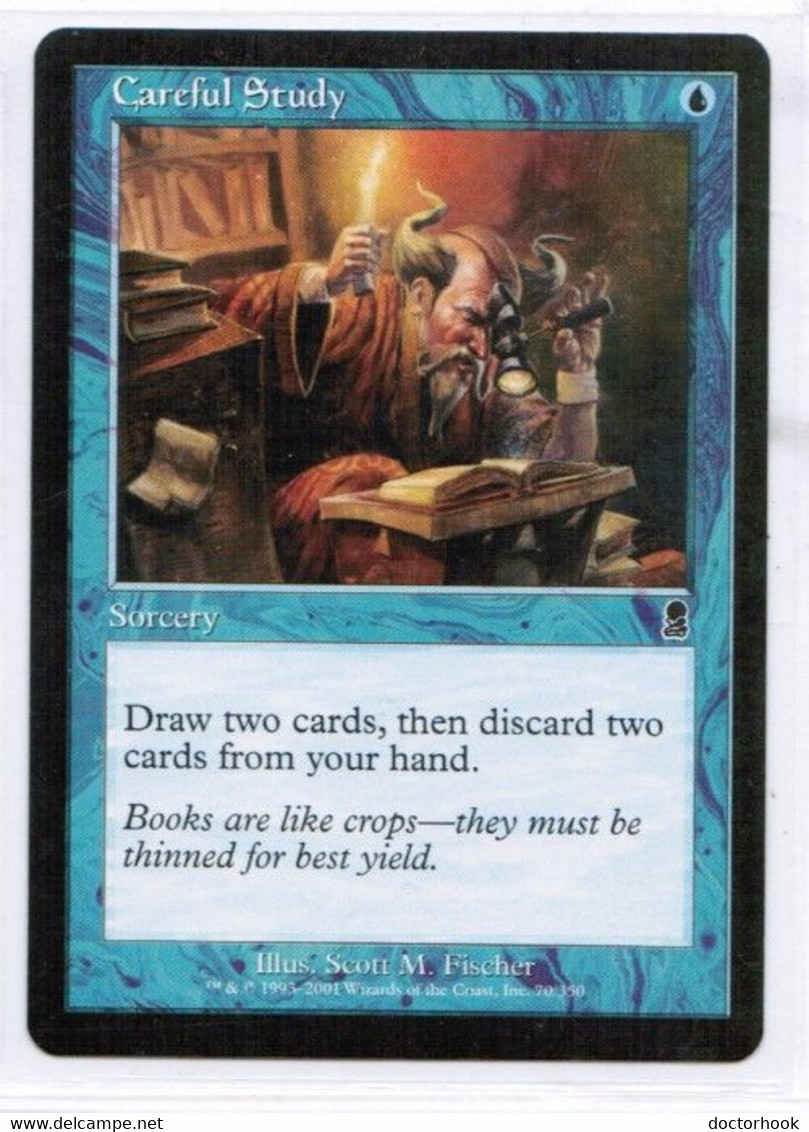 MAGIC The GATHERING  "Careful Study"---ODYSSEY (MTG--143-3) - Autres & Non Classés