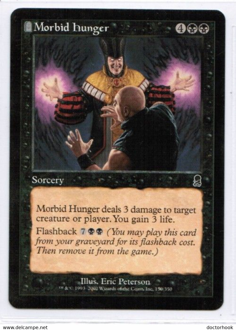 MAGIC The GATHERING  "Morbid Hunger"---ODYSSEY (MTG--143-4) - Autres & Non Classés