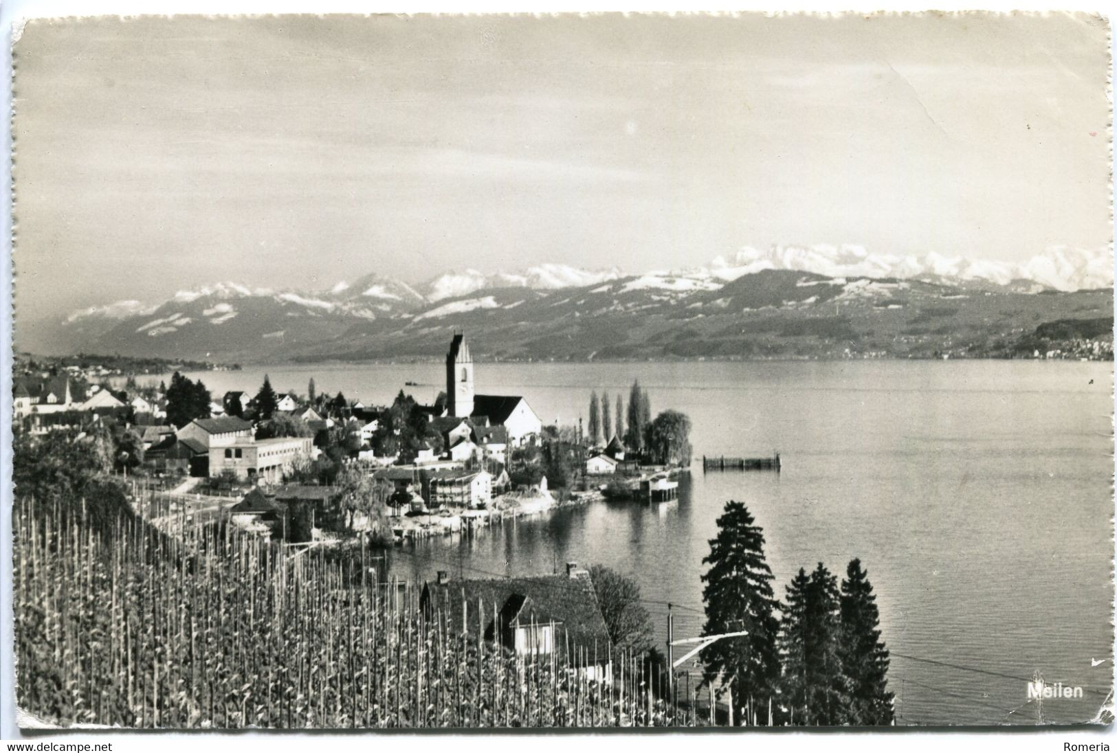 Suisse - Canton De Zürich - Meilen - Ecrite, Timbrée - Photoglob Nº 1748 - Meilen