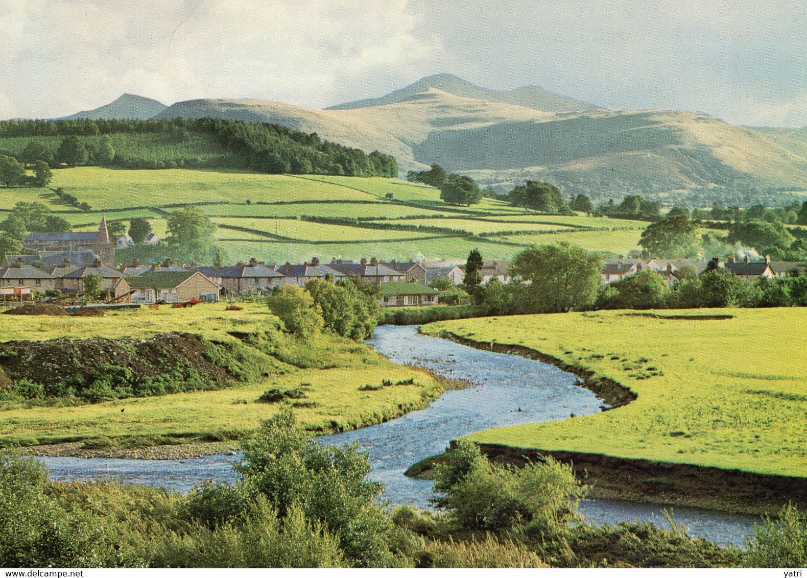 Parco Nazionale Di Brecon Beacons  - Viaggiata Per La Francia (1980) - Breconshire