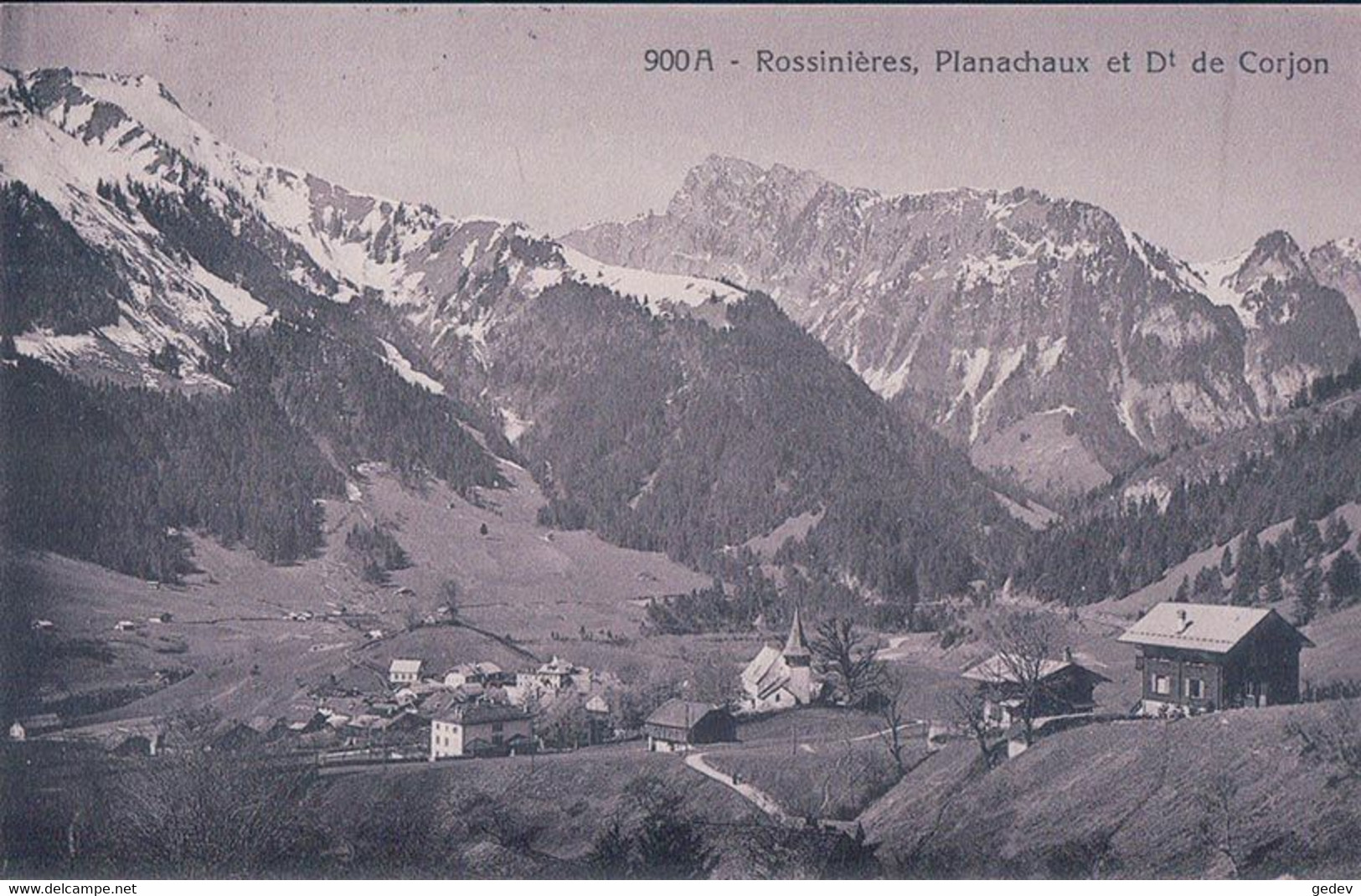 Rossinières VD, Planachaux (900 A) - La Chaux