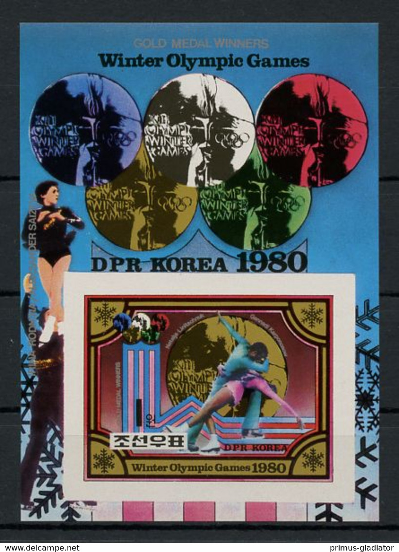 1980, Korea Nord, Bl. 80 B, ** - Korea (Nord-)