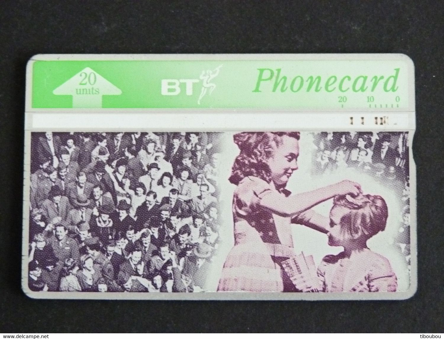 TELECARTE BRITISH TELECOM PHONECARD 20 UNITS - VE DAY THE TIME OF OUR LIVES - BT Emissioni Commemorative