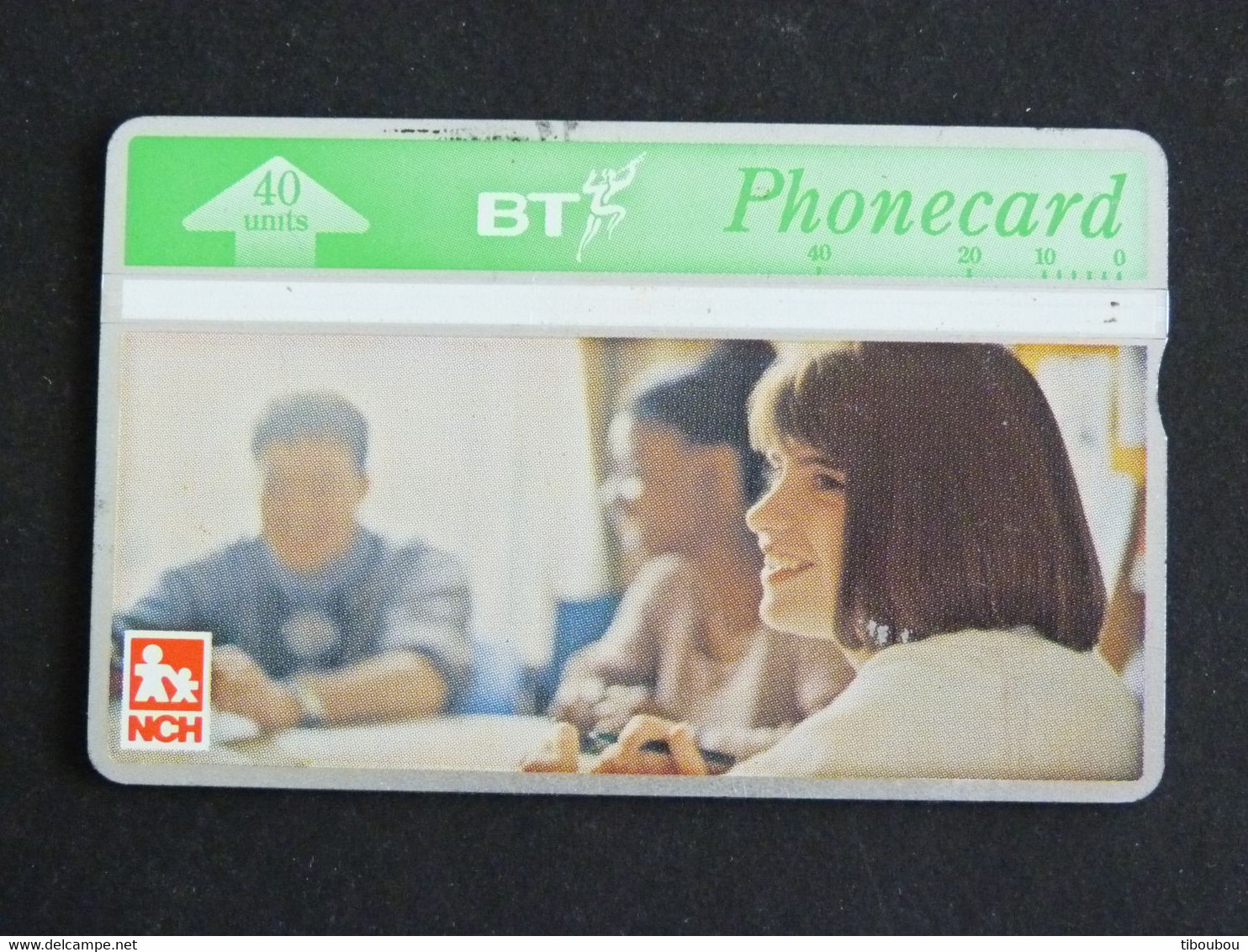 TELECARTE BRITISH TELECOM PHONECARD 40 UNITS - NCH - BT Souvenir