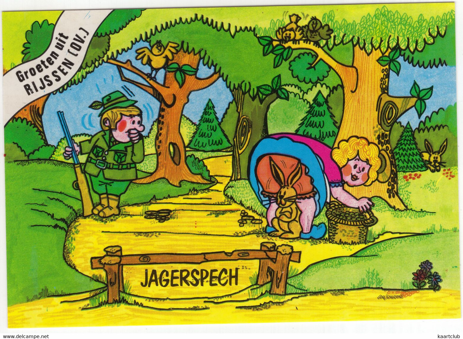 Groeten Uit Rijssen (OV.) - 'Jagerspech' - (Nederland / Holland) -  Nr. 757 - Rijssen