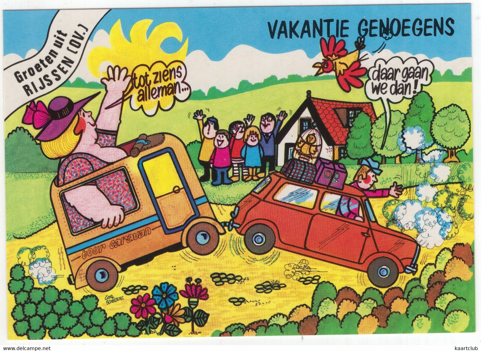 Groeten Uit Rijssen (OV.) - 'Vakantie Genoegens' - (Nederland / Holland) -  Nr. 753 - Rijssen