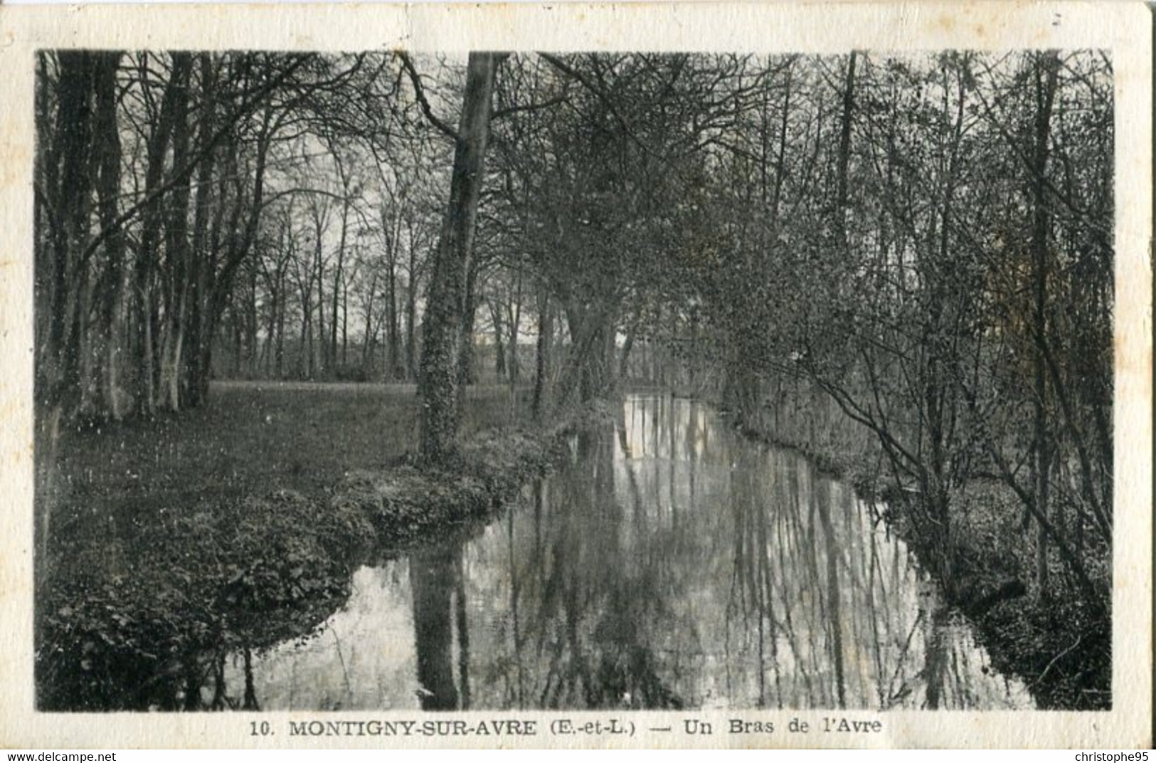 28 .n° 24203 . Montigny Sur Avre . Un Bras De L Avre. Vue D Ensemble  . - Montigny-sur-Avre