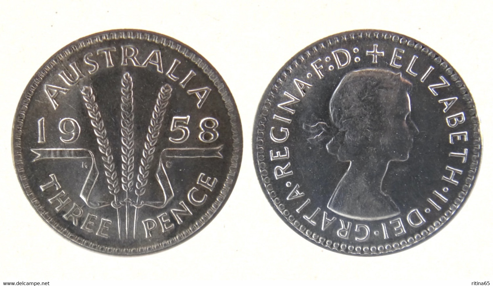 AUSTRALIA 3 PENCE 1958 IN ARGENTO - Threepence