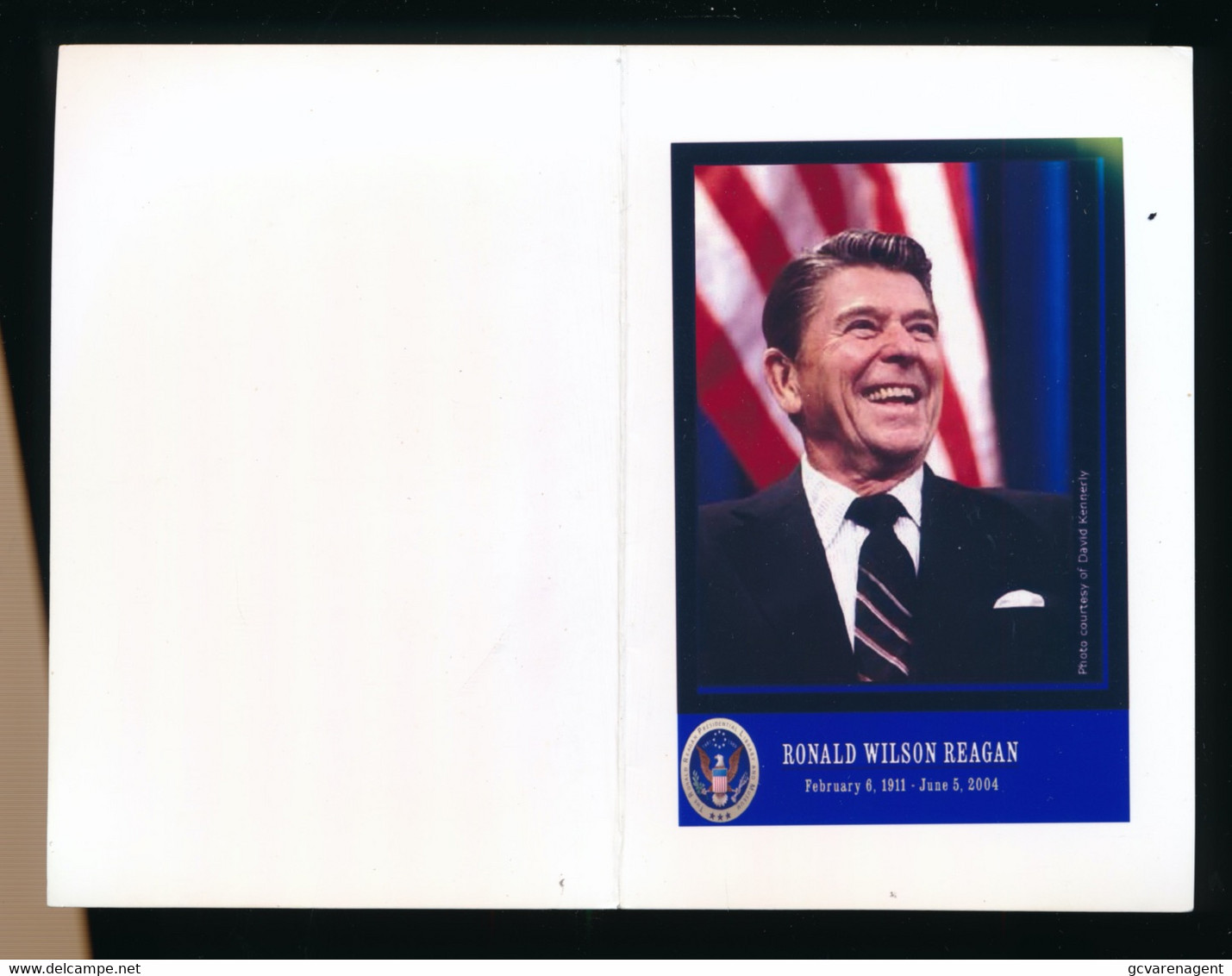 40thPRESIDENT OF THE USA - RONALD WILSON REAGAN - TAMPICO 1911 - BELAIR CLAFORNIA 2004   2 SCANS - Obituary Notices