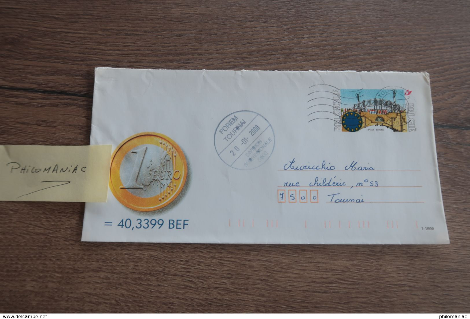 Euro Conversion Circulé - Letter Covers