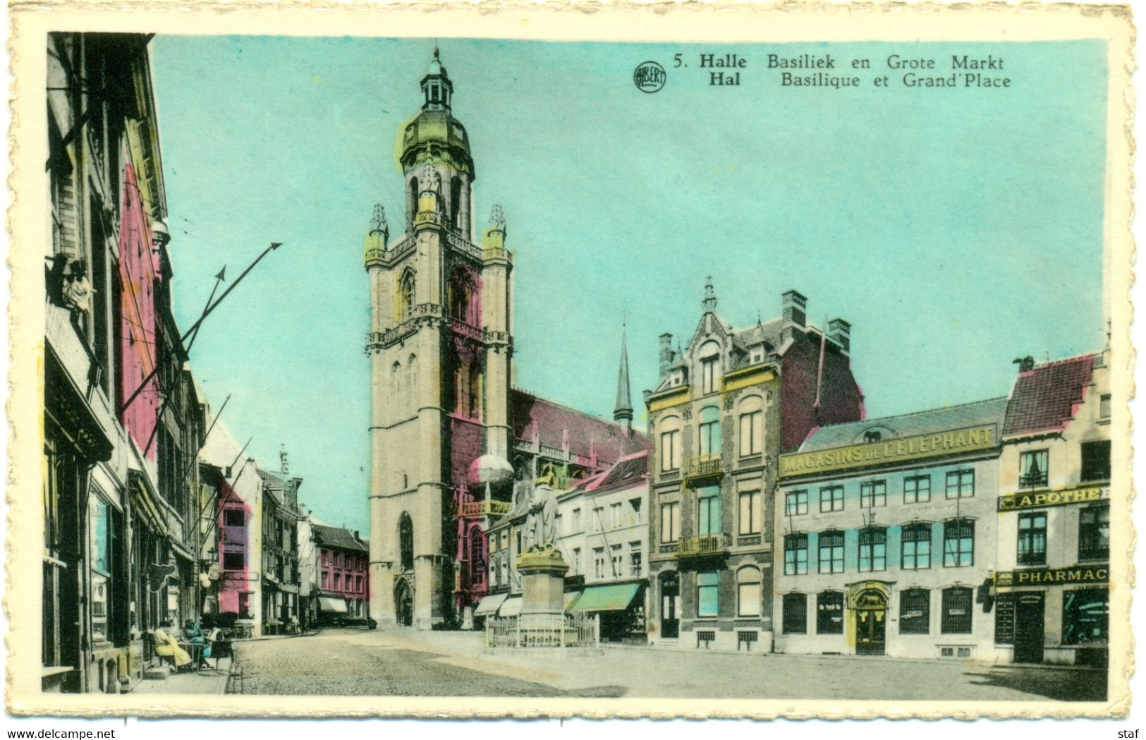 Halle - Basiliek En Grote Markt - Halle