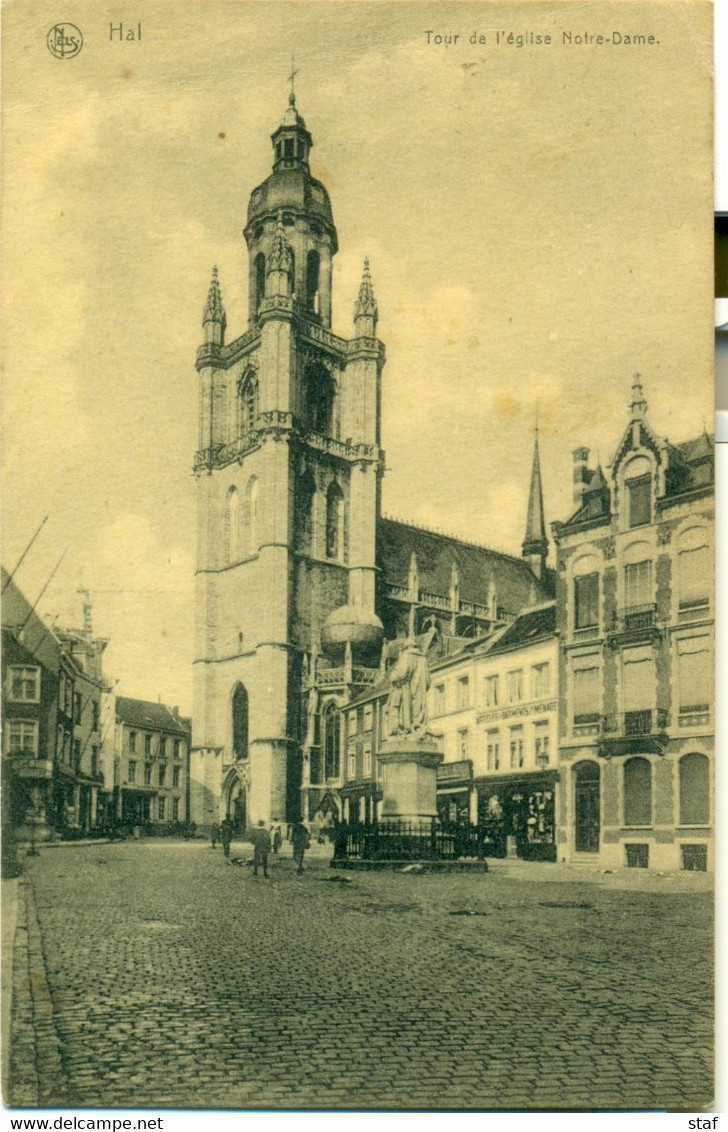 Halle - Tour De L'Eglise Notre Dame : 1920 - Halle