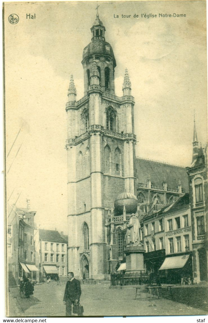 Halle - La Tour De L'Eglise Notre-Dame : 1905 - Halle