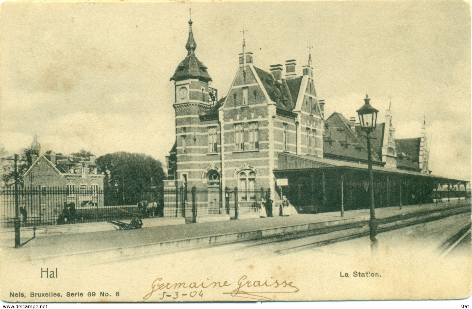 Halle - La Station : 1904 - Halle