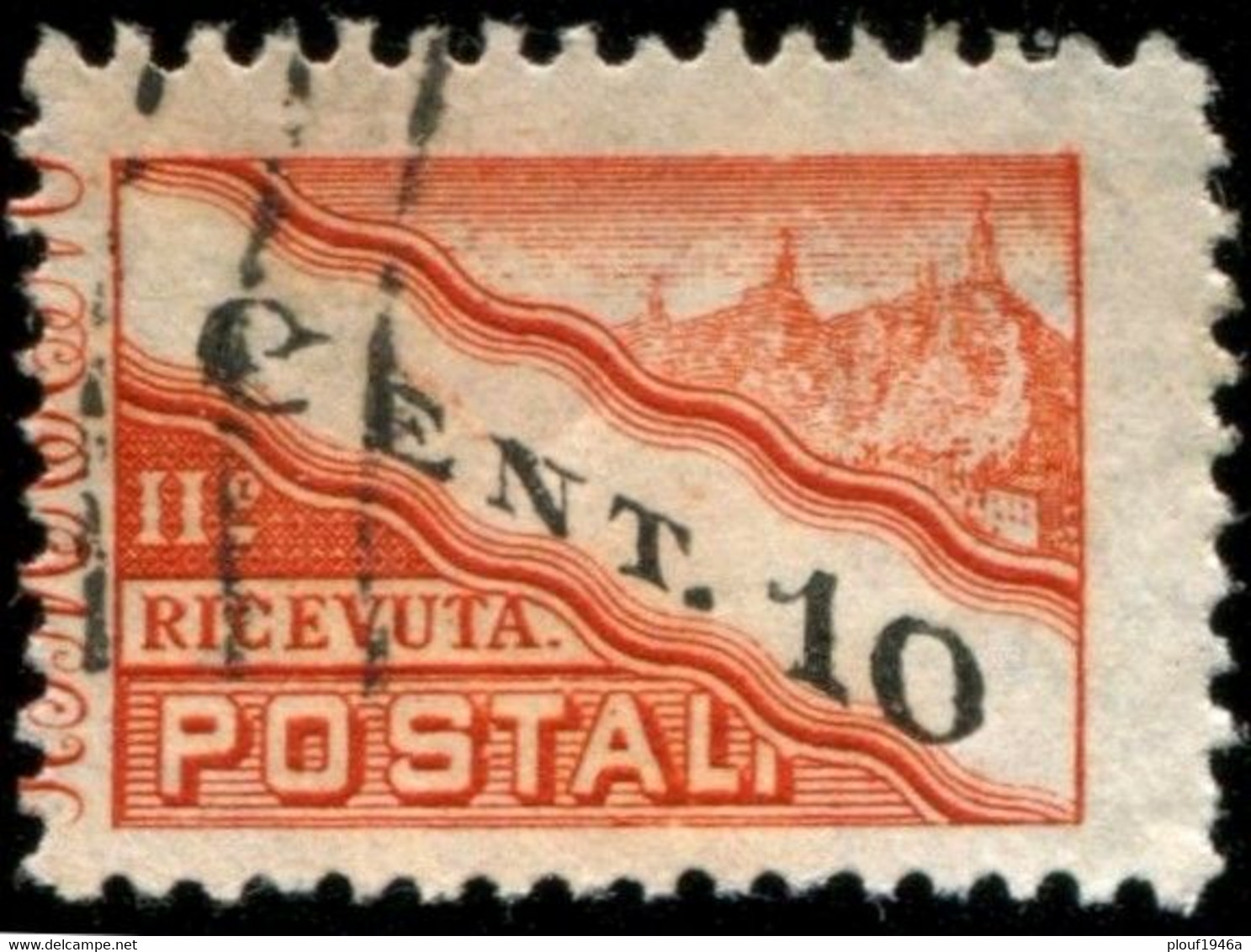 Pays : 421 (Saint-Marin)  Yvert Et Tellier N° : Colis Postaux  17 (o) - Paketmarken