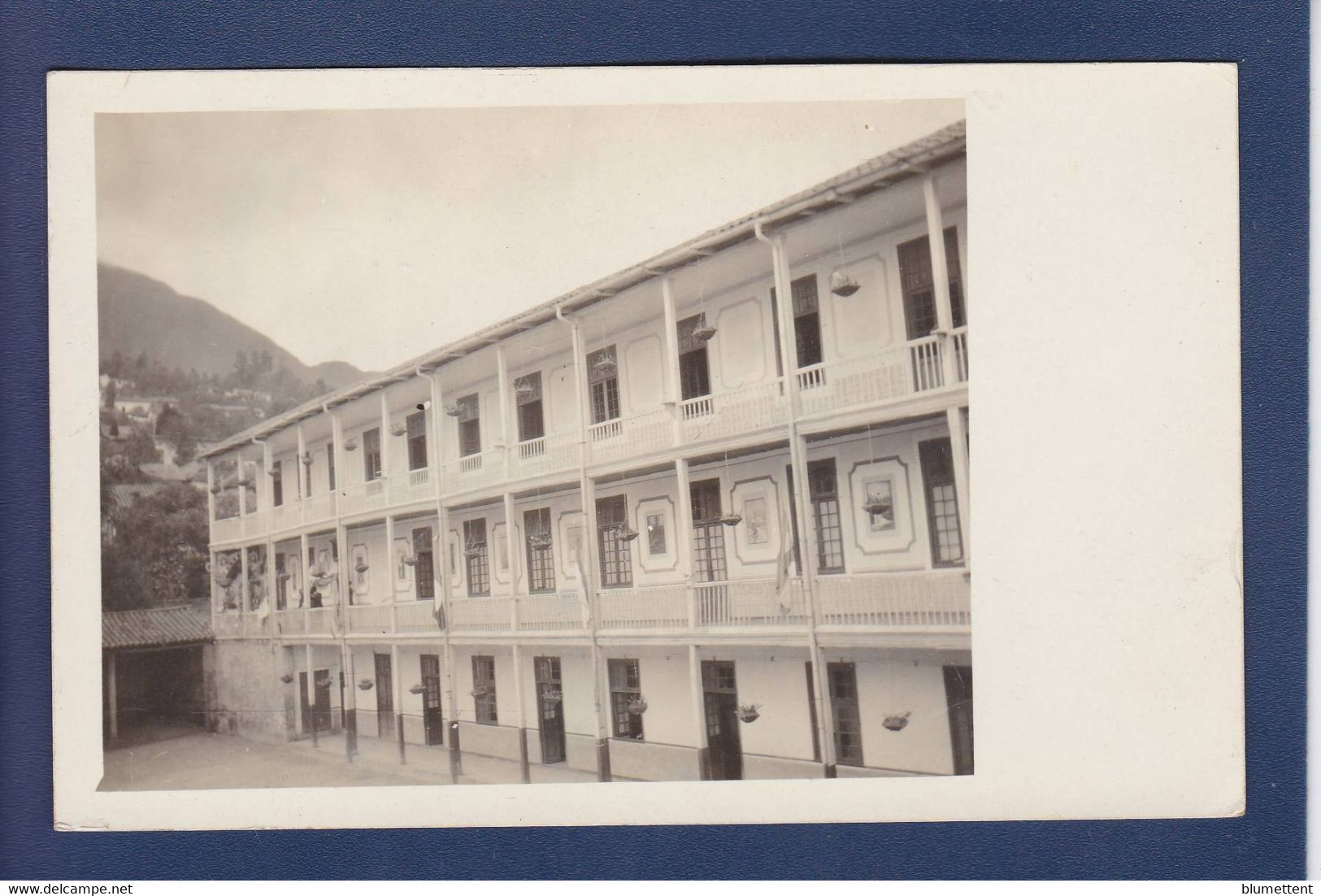 CPA Colombie écrite Collège De Bogota Carte Photo - Kolumbien