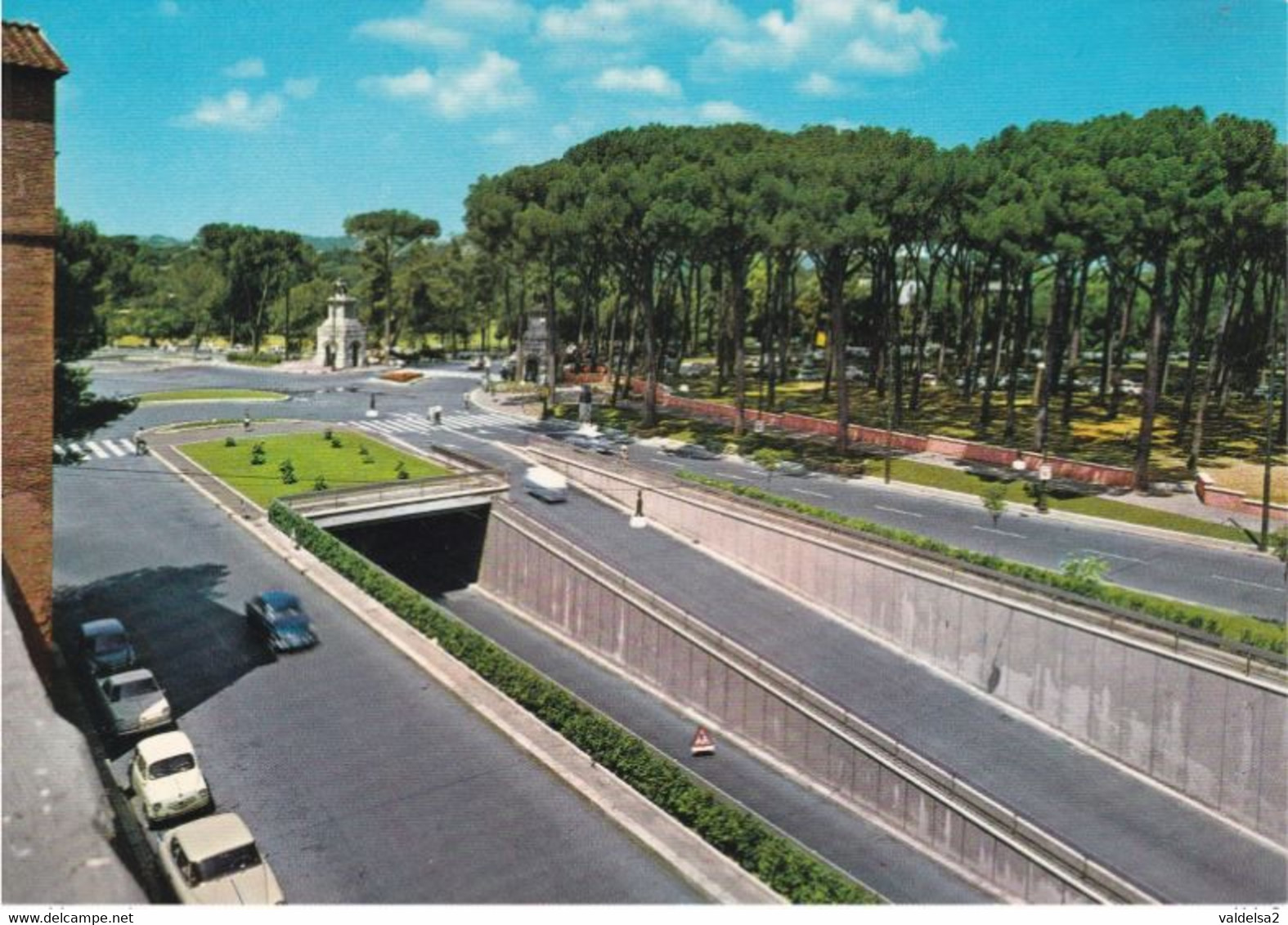 ROMA - PORTA PINCIANA - PINETA - AUTO - SOTTOVIA - 1965 - Parken & Tuinen