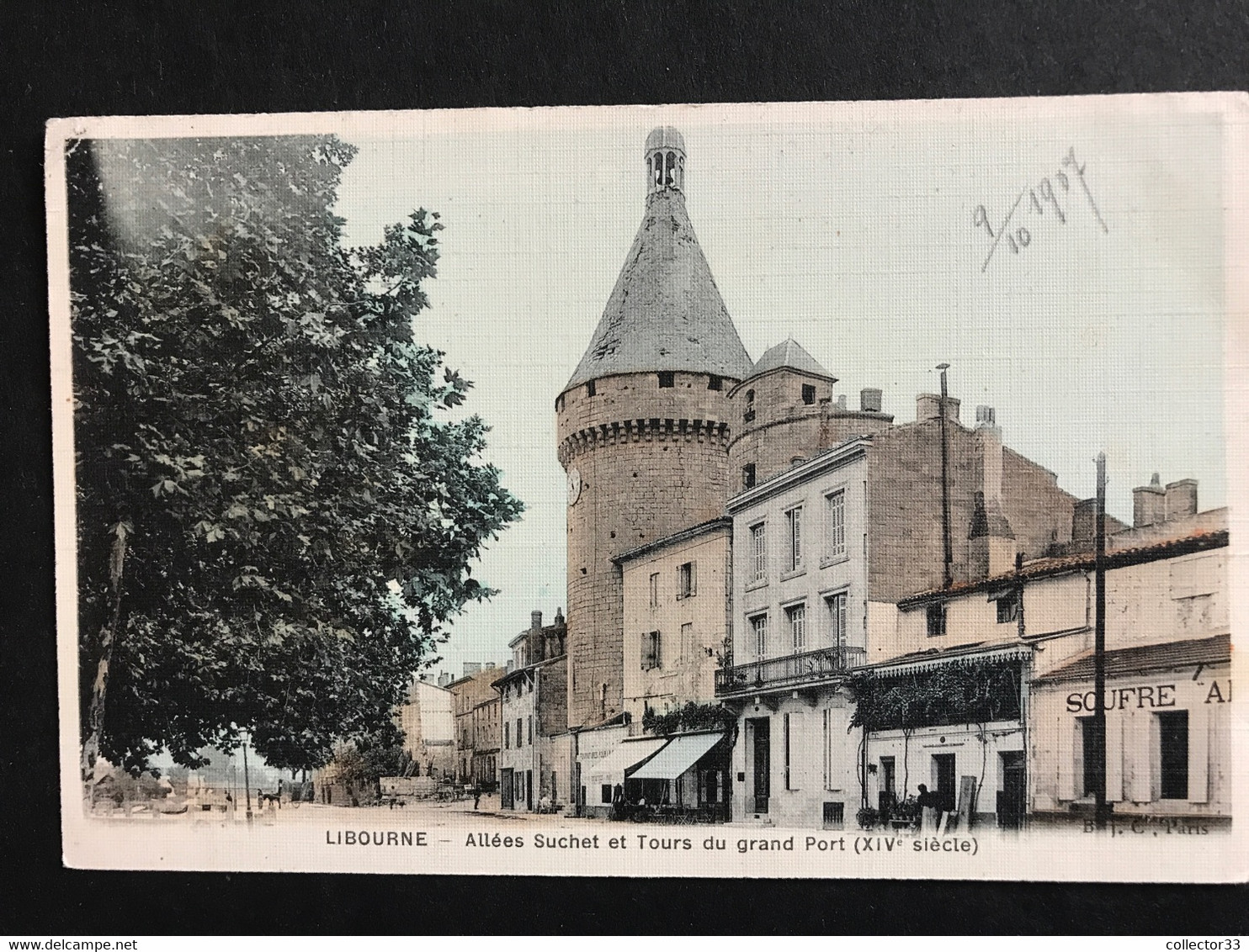 Libourne Allées Suchet Et Tours Du Grand Port 09/10/1907 - Libourne