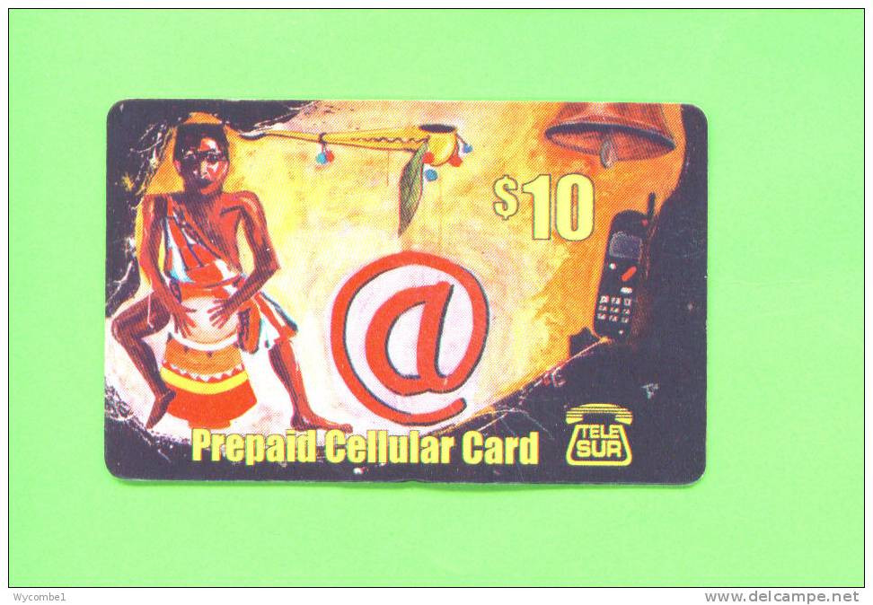 SURINAM  -  Remote Phonecard As Scan - Surinam