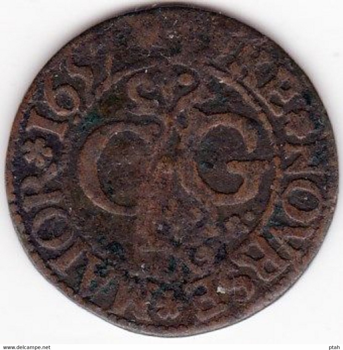 GLOUCESTER, Farthing Token 1657 - Andere & Zonder Classificatie