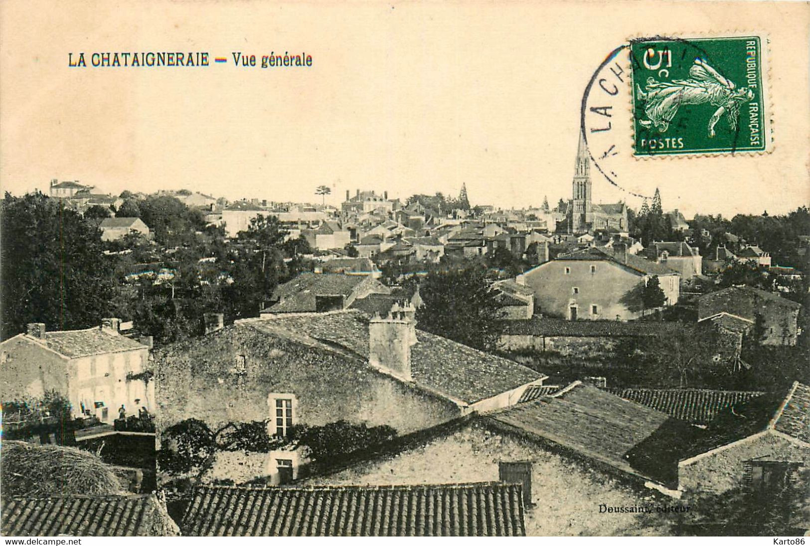 La Chataigneraie * Vue Générale Et Panorama Du Village - La Chataigneraie