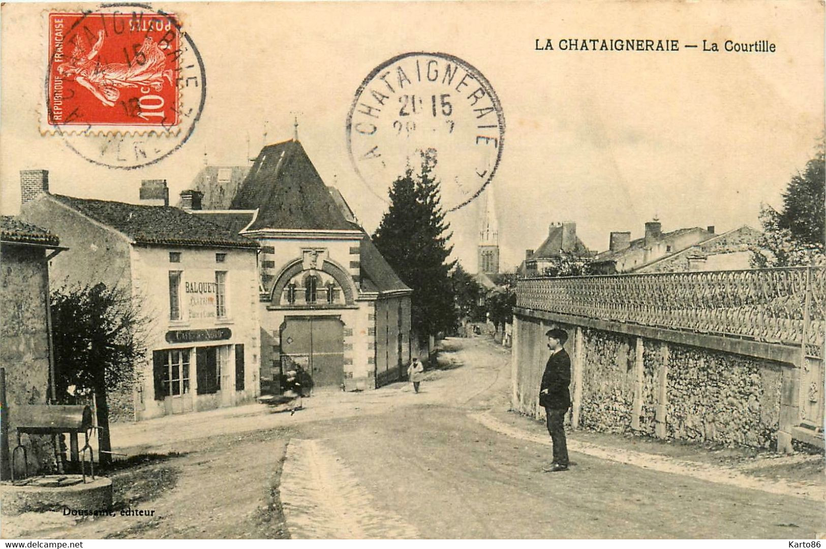 La Chataigneraie * Rue Du Village Hameau La Courtille * Café Du Nord BALQUET - La Chataigneraie