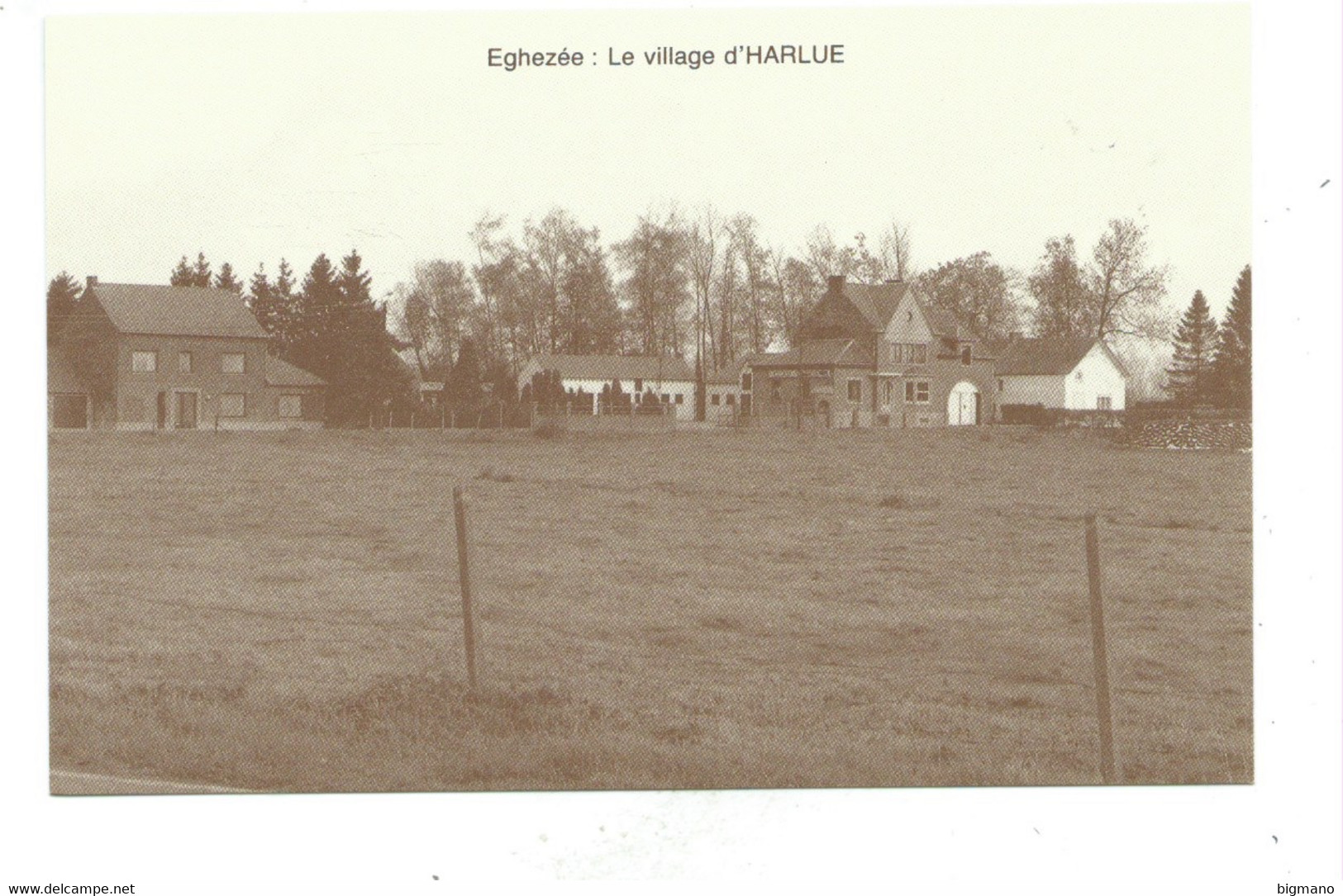 Eghezee Village D'Harlue ( Carte éditée Par L'ASBL Les Amis Du Site D'Harlue ) - Eghezée