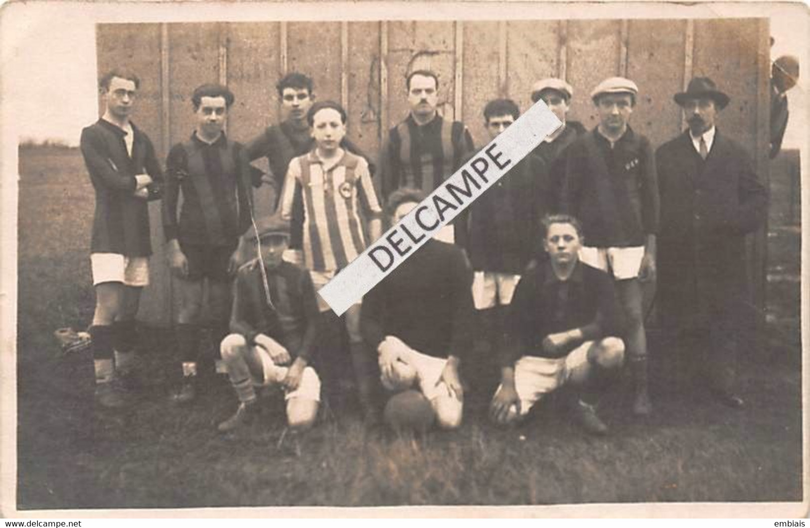 80 ROSIERES En SANTERRE - Carte Photo De L'Equipe Seconde De L'Union Sportive Saison 1926/1927 - Rosieres En Santerre