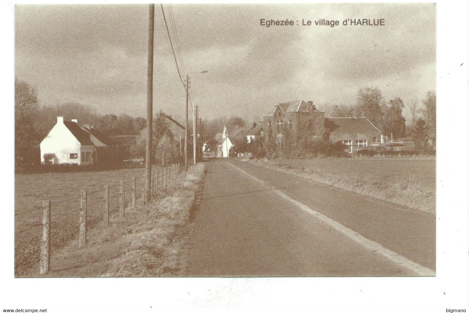 Eghezee Village D'Harlue ( Carte éditée Par L'ASBL Les Amis Du Site D'Harlue ) - Eghezee