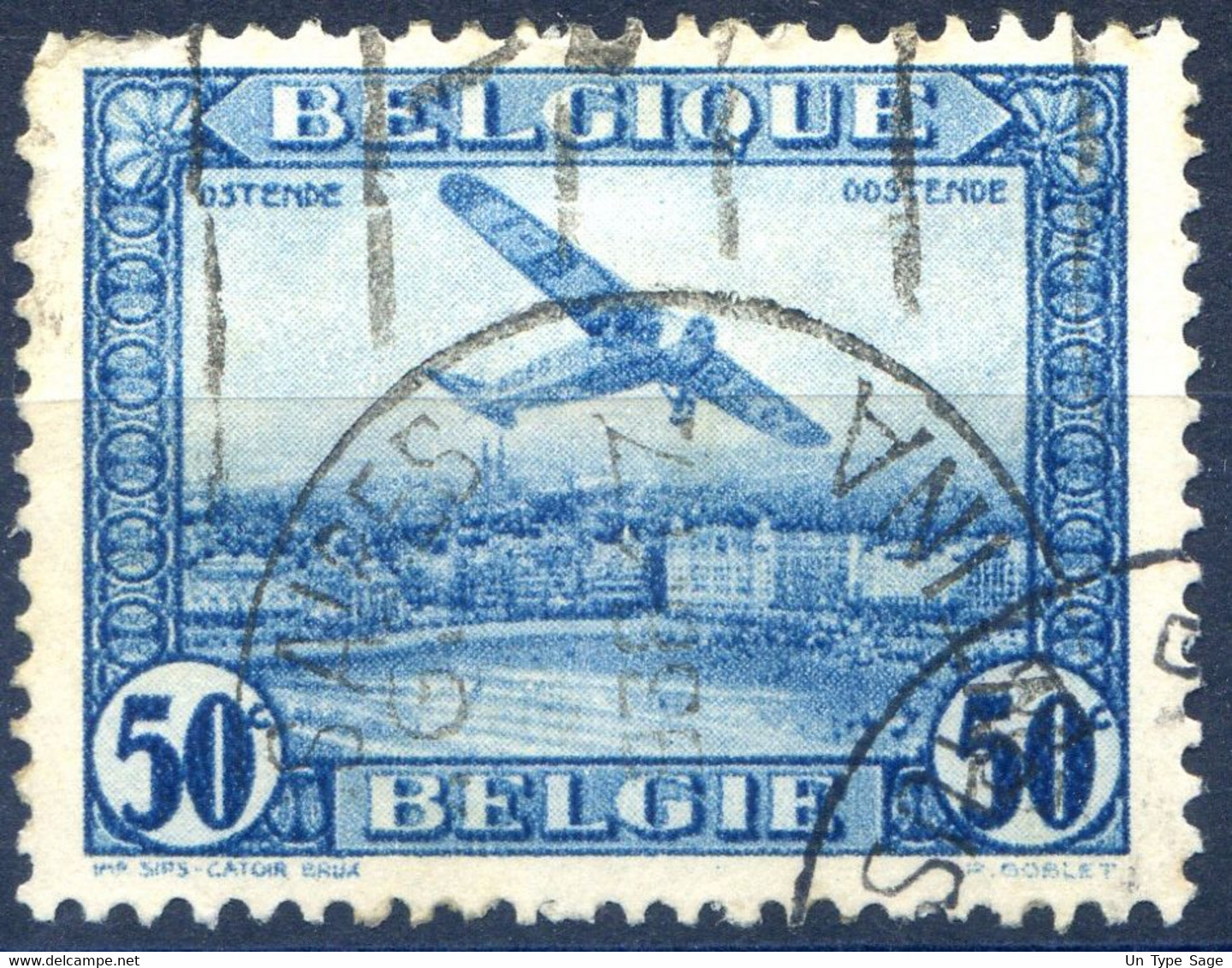 Belgique Poste Aérienne COB N°PA1 Cachet étranger ARGENTINE - (F2140) - Andere & Zonder Classificatie