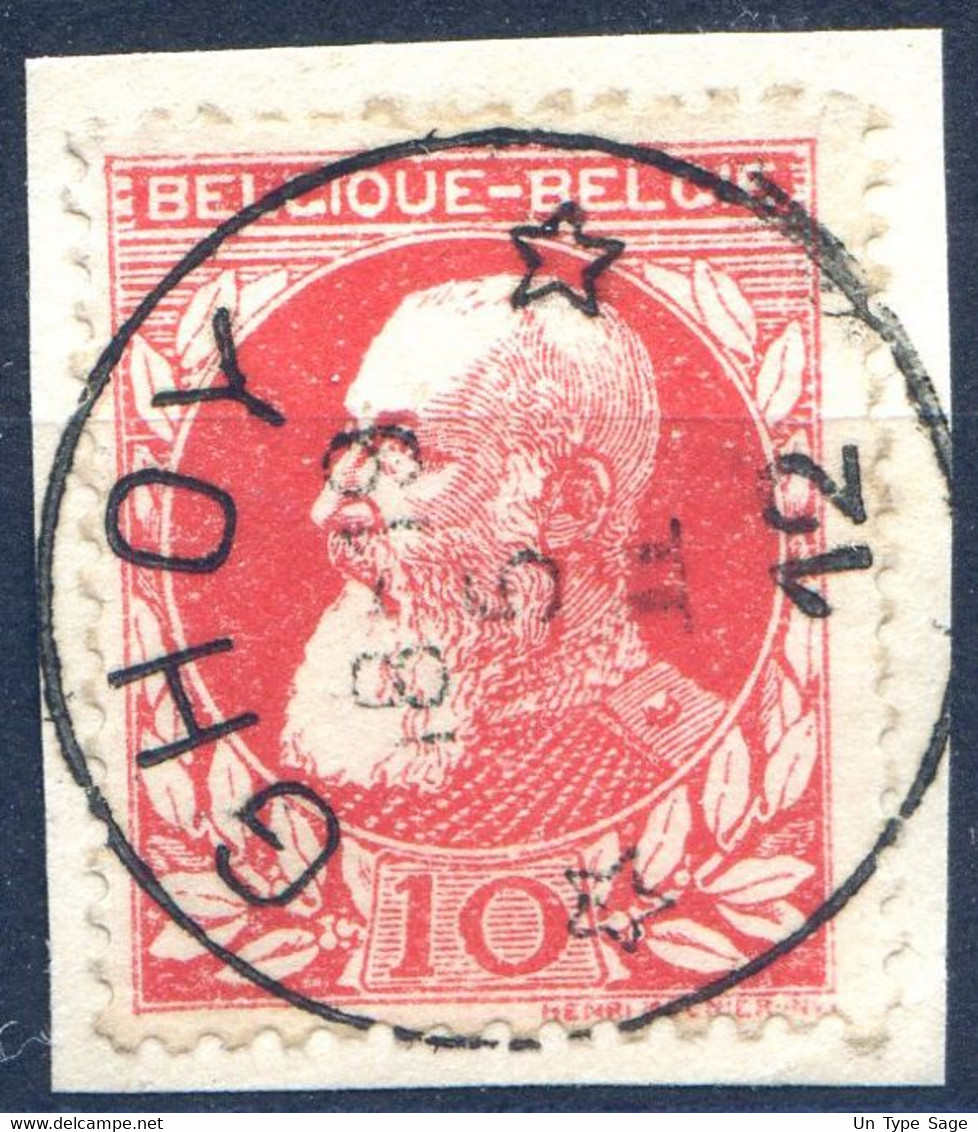 Belgique COB N°74 Cachet Relais (étoile) GHOY - (F2217) - 1905 Barbas Largas