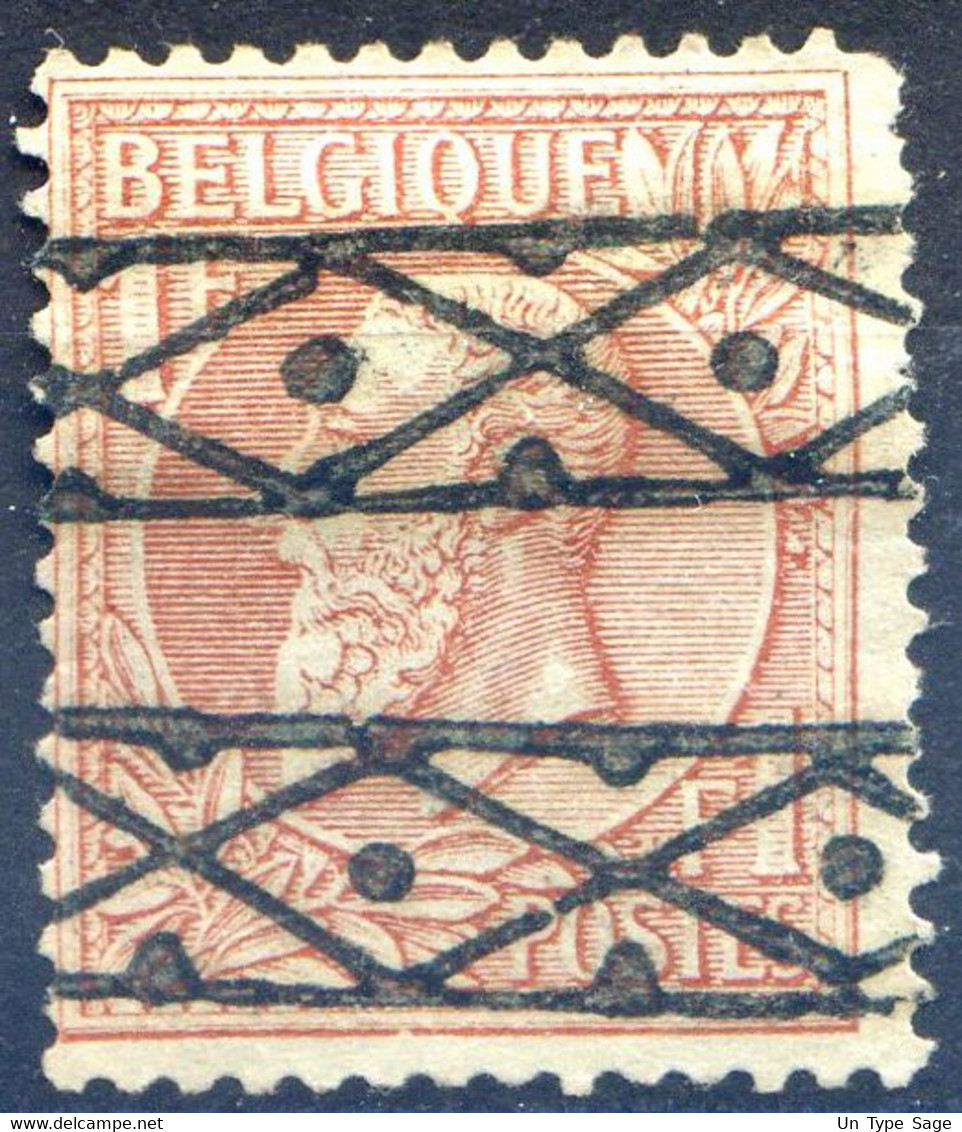 Belgique COB N°51 Oblitéré Roulette - (F2133) - 1884-1891 Leopold II