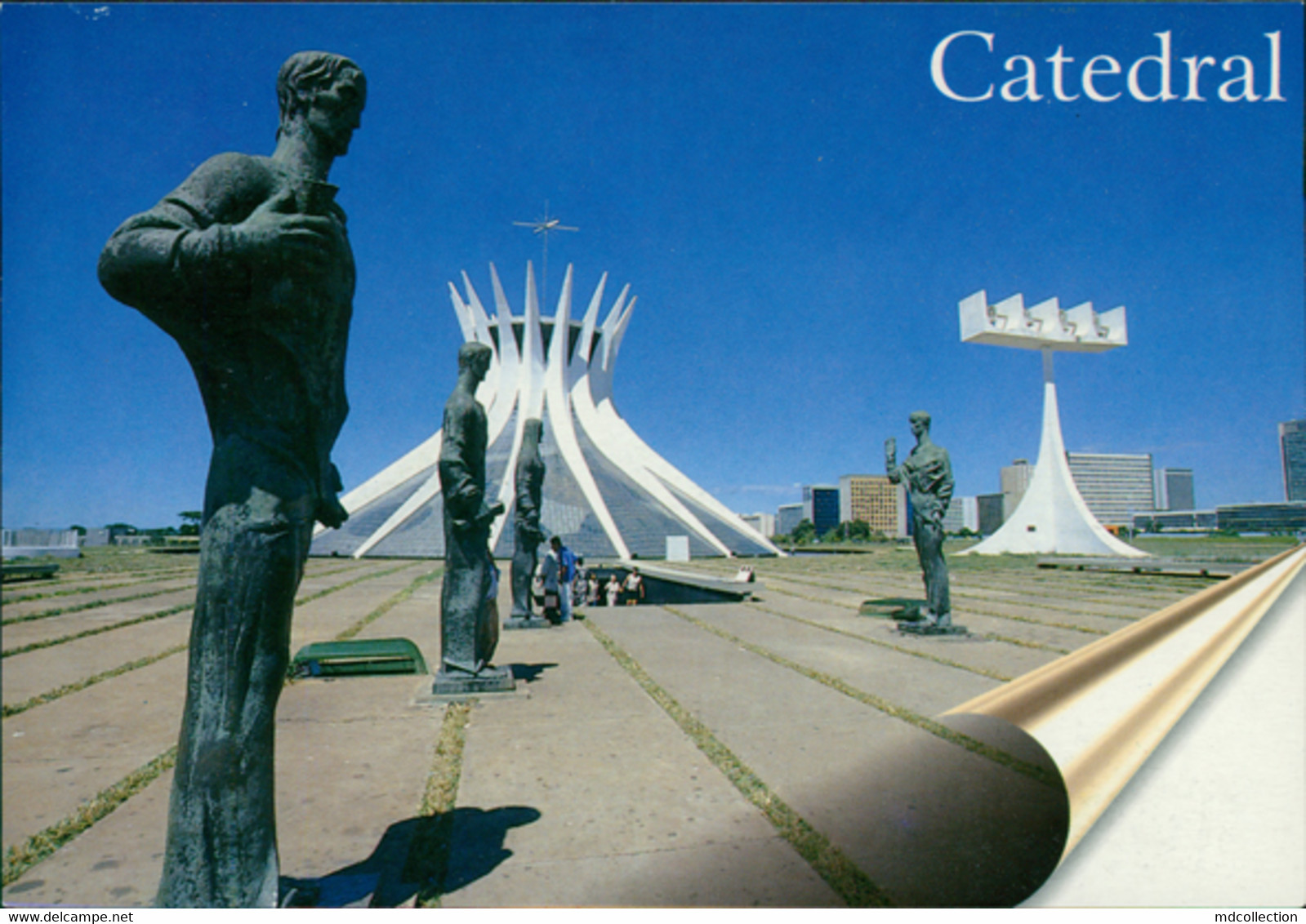 BR BRASILIA / Vista Parcial Da Catedral  / CARTE COULEUR - Brasilia