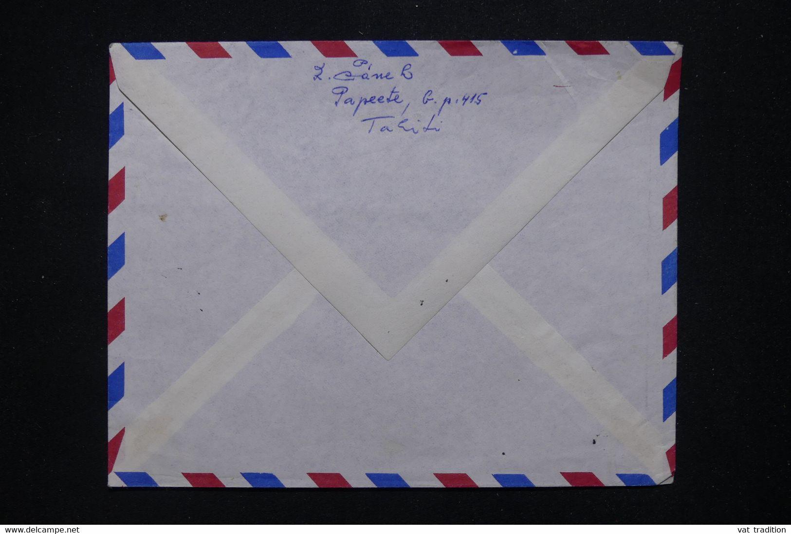 POLYNÉSIE - Enveloppe En Recommandé De Tahiti Pour La Tchécoslovaquie En 1959 - L 115523 - Storia Postale