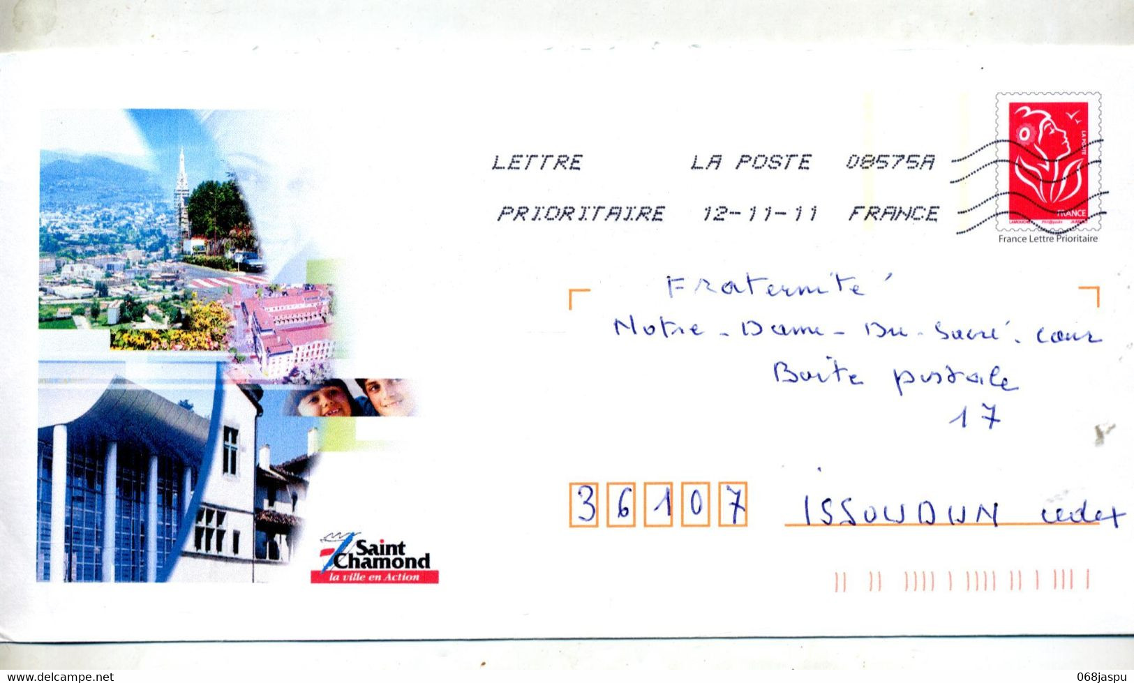 Pap Lamouche Flamme Chiffree Illustré Saint Chamond - Prêts-à-poster: Repiquages /Lamouche