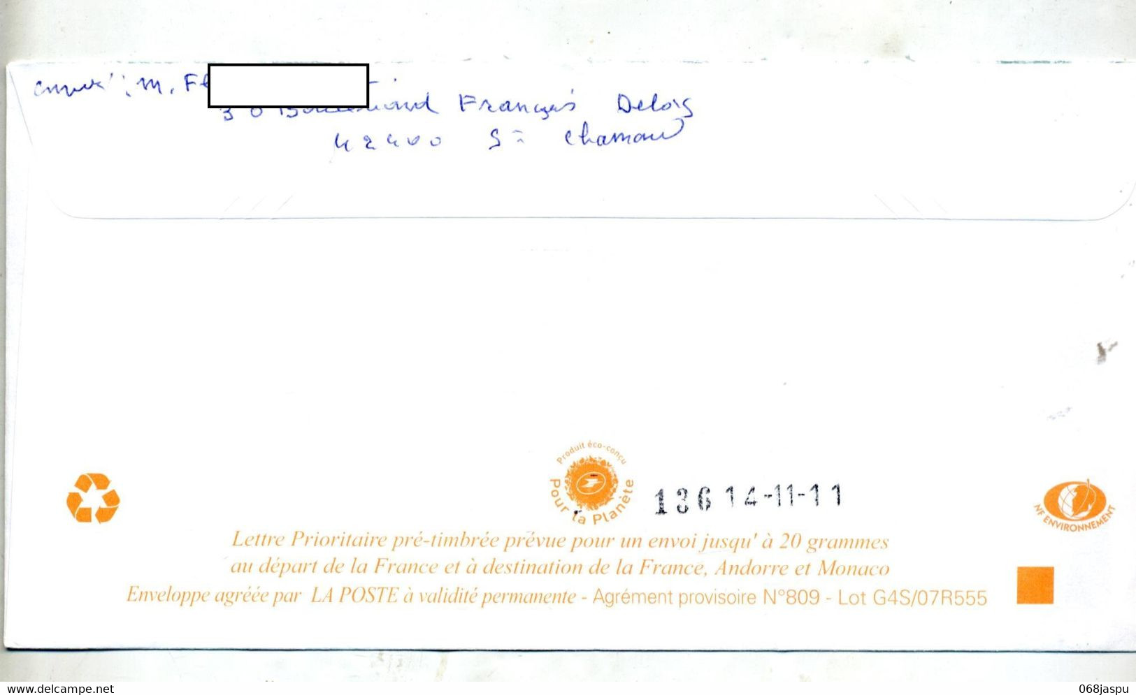 Pap Lamouche Flamme Chiffree Illustré Saint Chamond - Prêts-à-poster: Repiquages /Lamouche